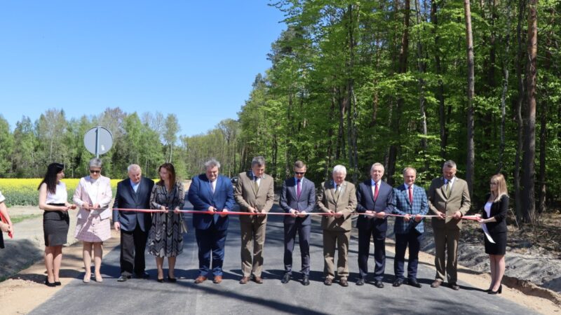 Droga relacji Lipniki Stare – Gromin oddana do użytkowania￼