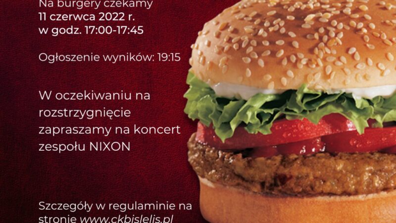 Konkurs Kulinarny Kurp Burger – 2 edycja￼